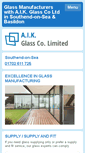 Mobile Screenshot of aik-glass.co.uk